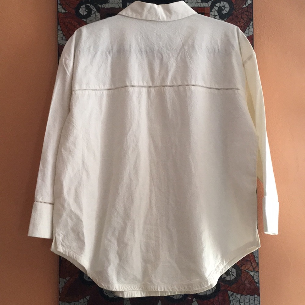 Free People Intimately Pa Pa Poplin Button Shirt - Picture 7 of 8